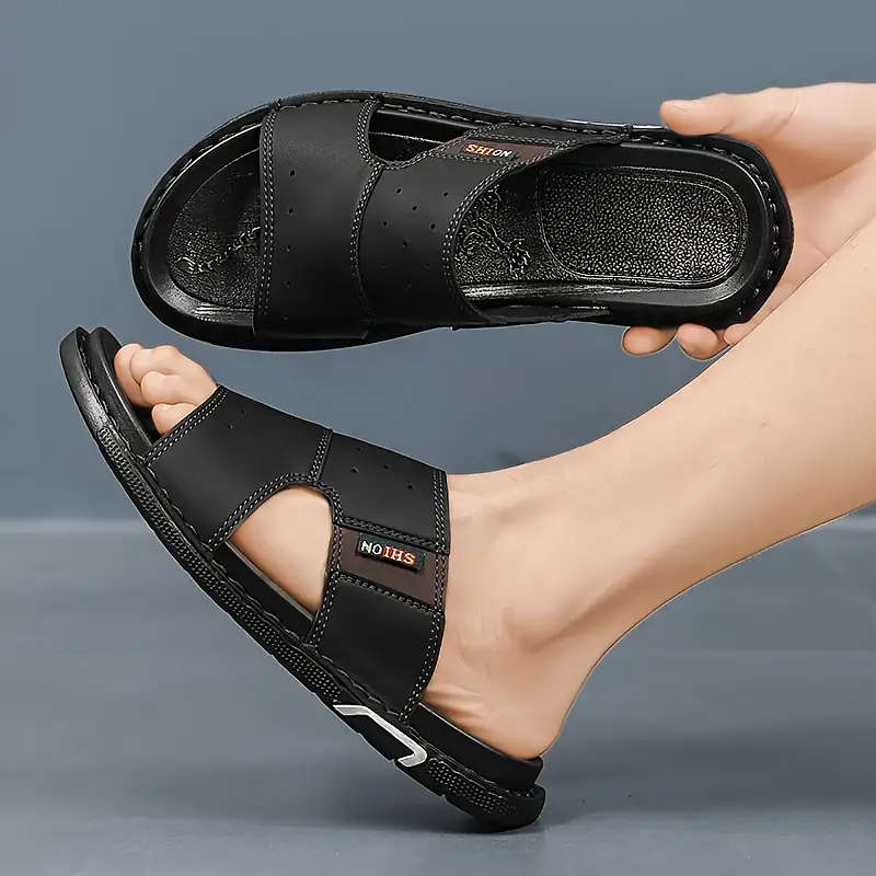 Soft Sole Comfortable Versatile Sandals Black Code 47