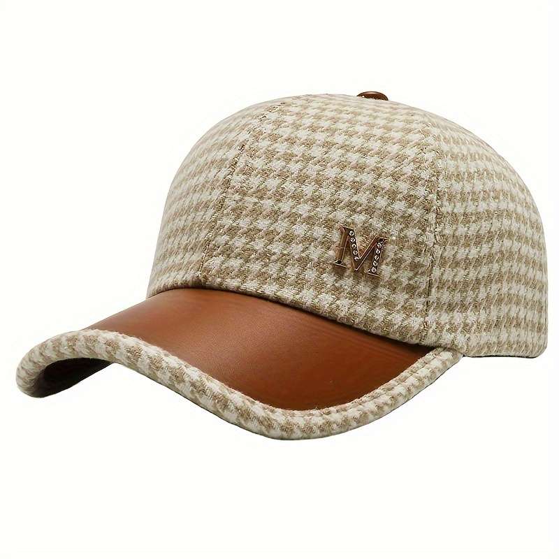 1 x Plaid Baseball Cap