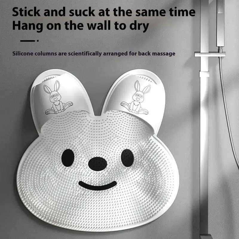Rabbit Shape Silicone Shower Mat