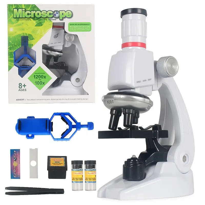 100-1200x Magnification Educational Microscope