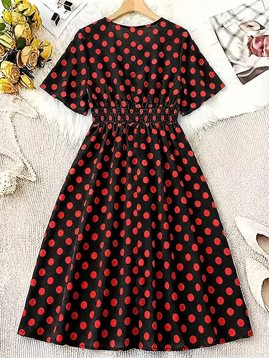 Women S Dress Color Black Red Size 5Xl