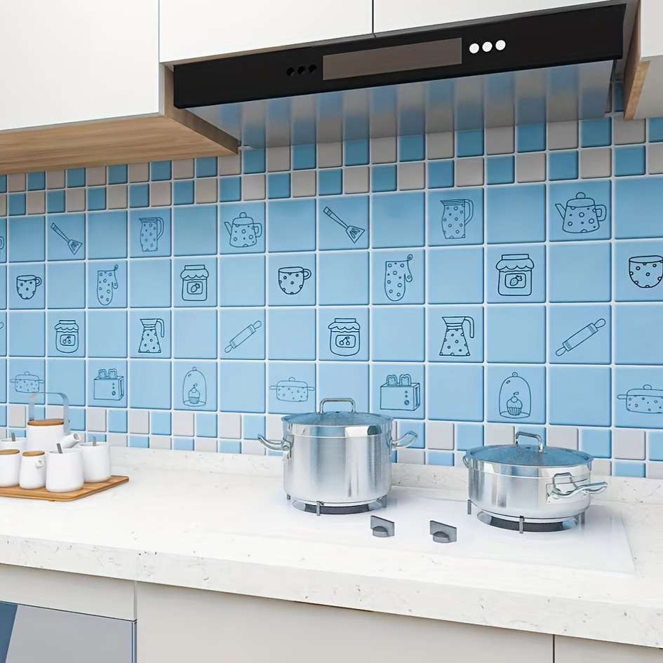 1PC Wall StickersBlue60X500CM