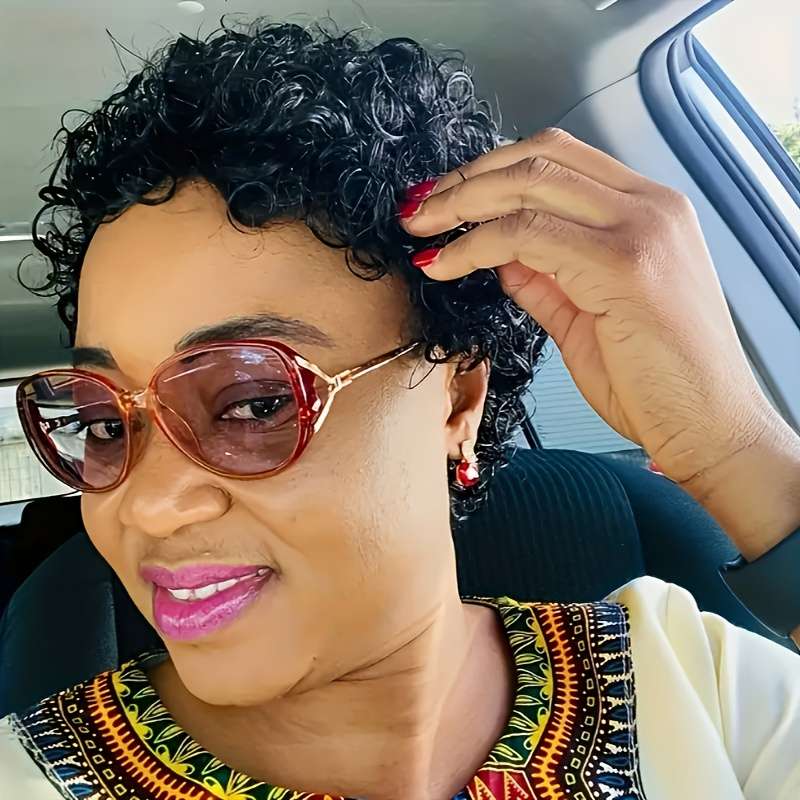 Olive Brown 20.32cm Fashion Design Wig