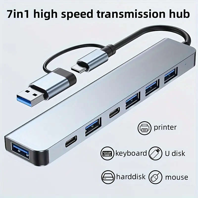 7-in-1 Hi-Speed USB 3.0 Data Transfer Adapter