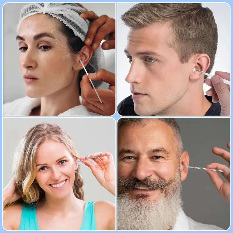 6Pcs Stainless Steel Ear Wax Removal Kit Gentle And Effective Cleaning Tools