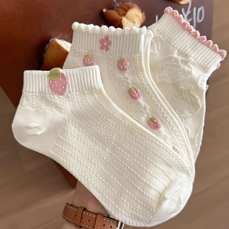 5 Pairs Mixed Color One Size High Elastic Socks