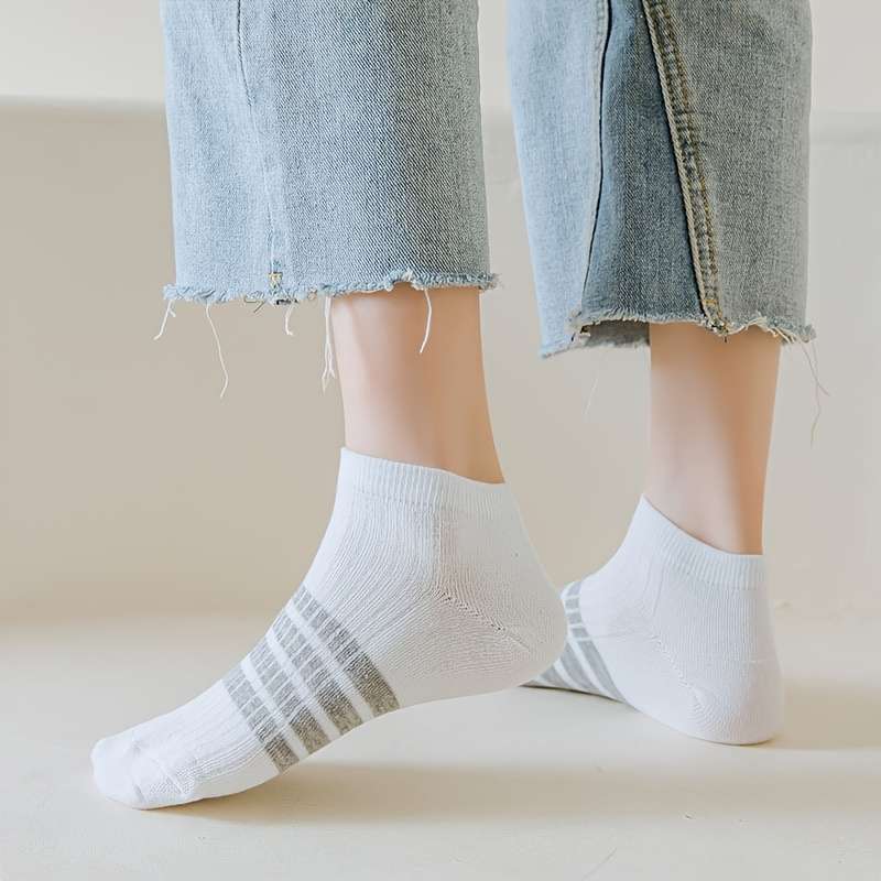 5 Pairs Mixed Color One Size High Elastic Socks