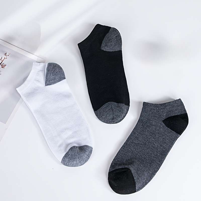 10 Pairs Gray One Size High Elastic Socks