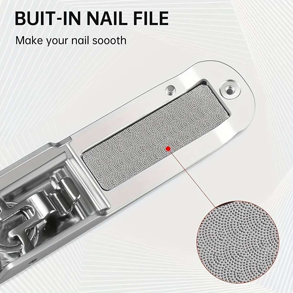 2pcs Original Nail Clipper Set Creative Car Styling Anti Splash Nail Scissors Portable Large Me