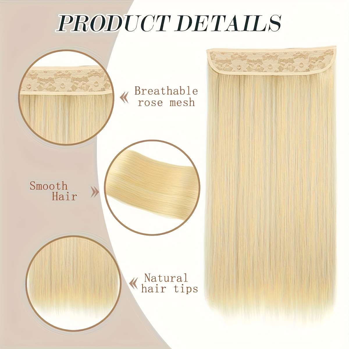 1Pc 60A 55.88cm Fashion Design Wig