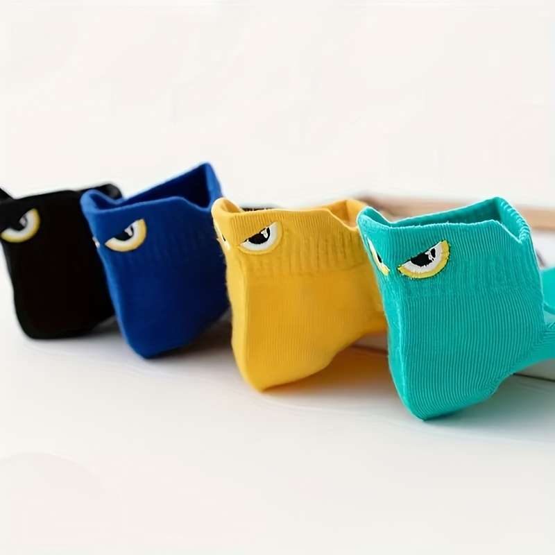 8 Pairs Black One Size High Elastic Socks