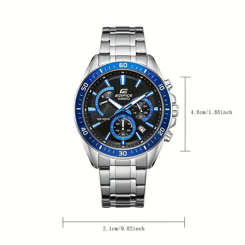 CASIO EDIFICE Men`s Chronograph Watch | EFR- 552D-1A2VUDF
