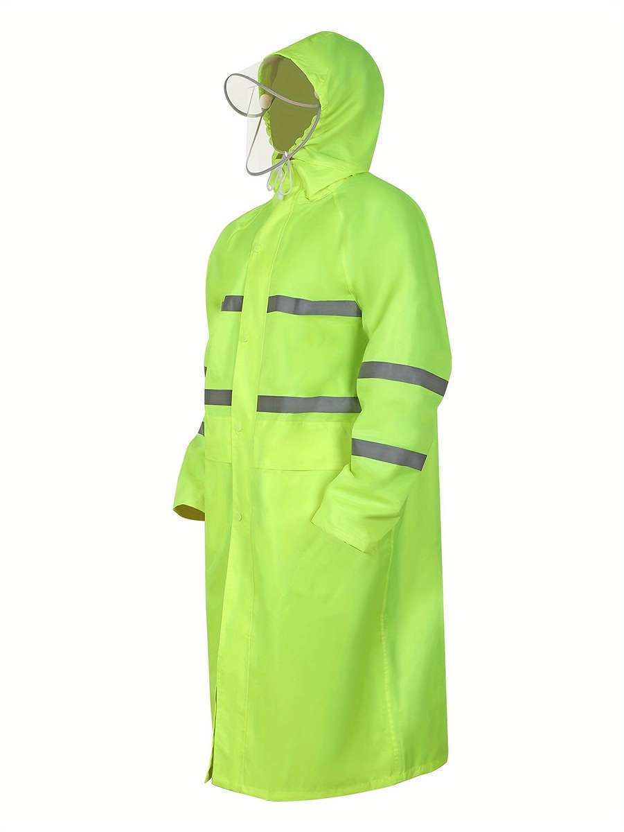 Raincoat Fluorescent Green Size Uk M