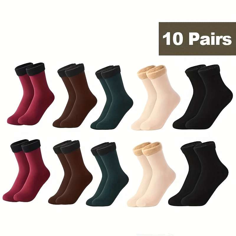 Sock 10 Pairs Of Random Colors One Size