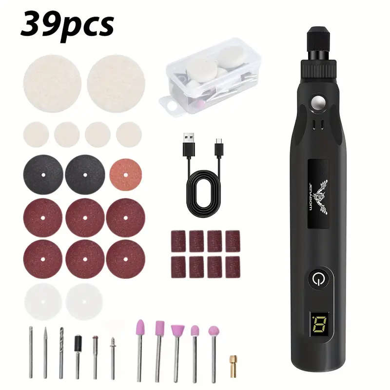 39PC USB Rechargeable Electric Grinding Tool Set