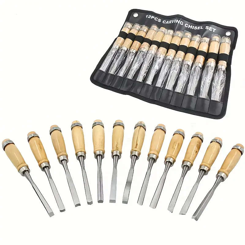 12-Piece Wood Carving Chisel Set