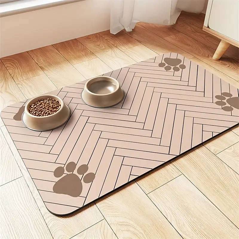1 Quick-Drying Diatom Mud Pet Feeding Mat 30*40cm