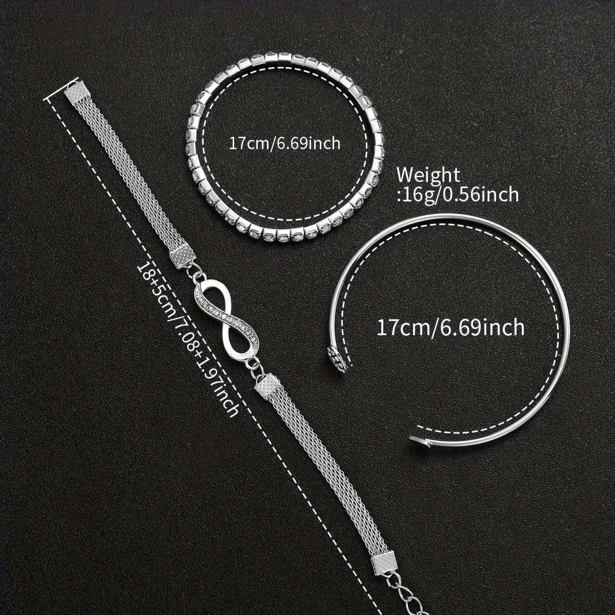 4pcs set Women's Watch Creative Hollow Musical Note Dial Quartz Watch Bracelet Set Does Not Include