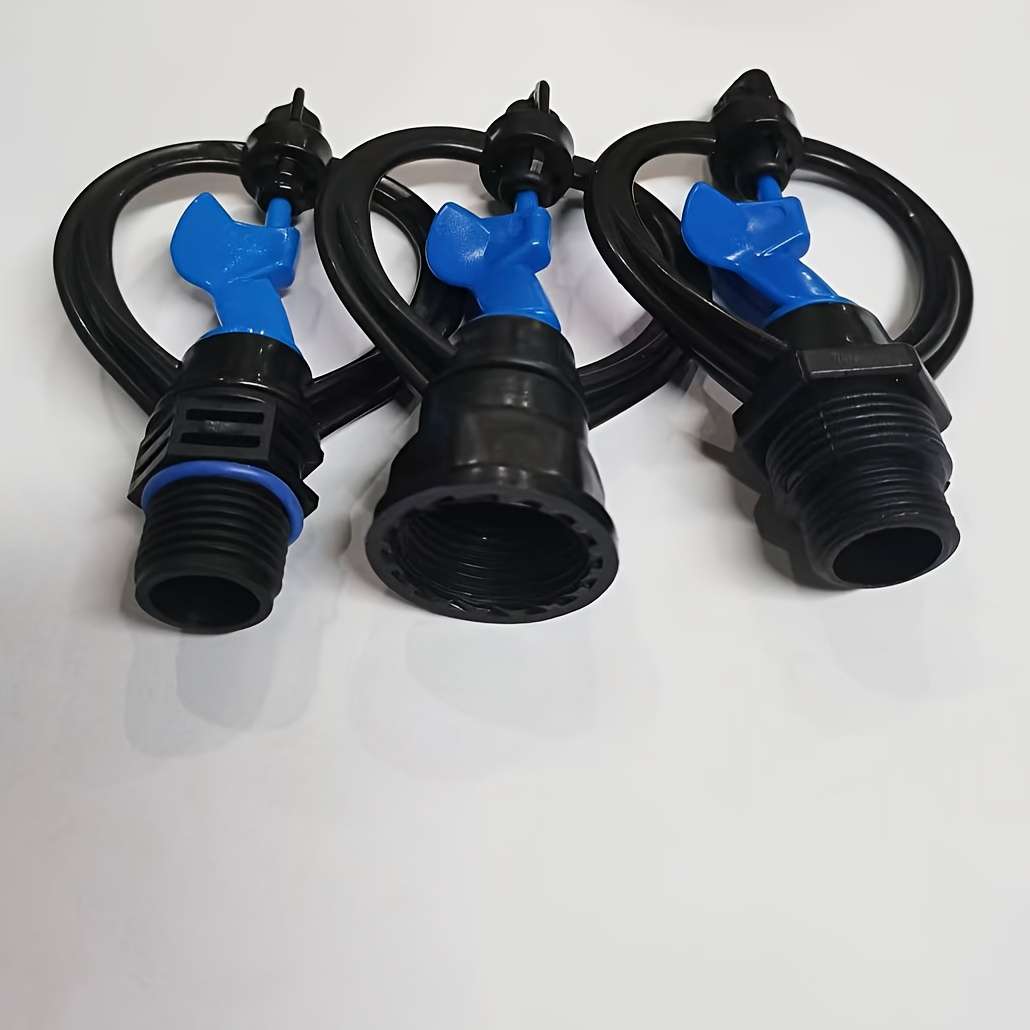 3Pcs Rotating Rain Butterfly Sprinkler Nozzles Adjustable Spray