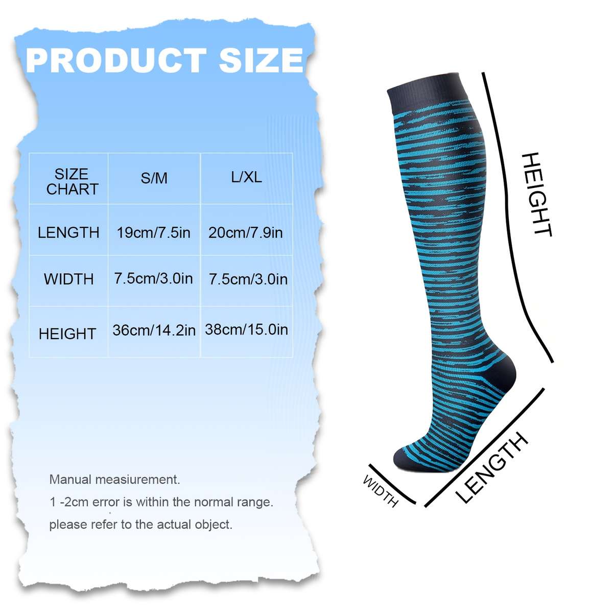 Sock 8 Pairs All Color Size S M