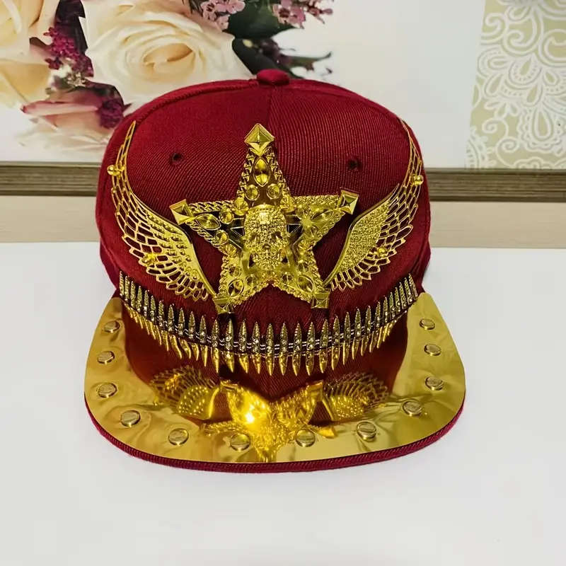 Hip-Hop Punk Rivet Baseball Cap