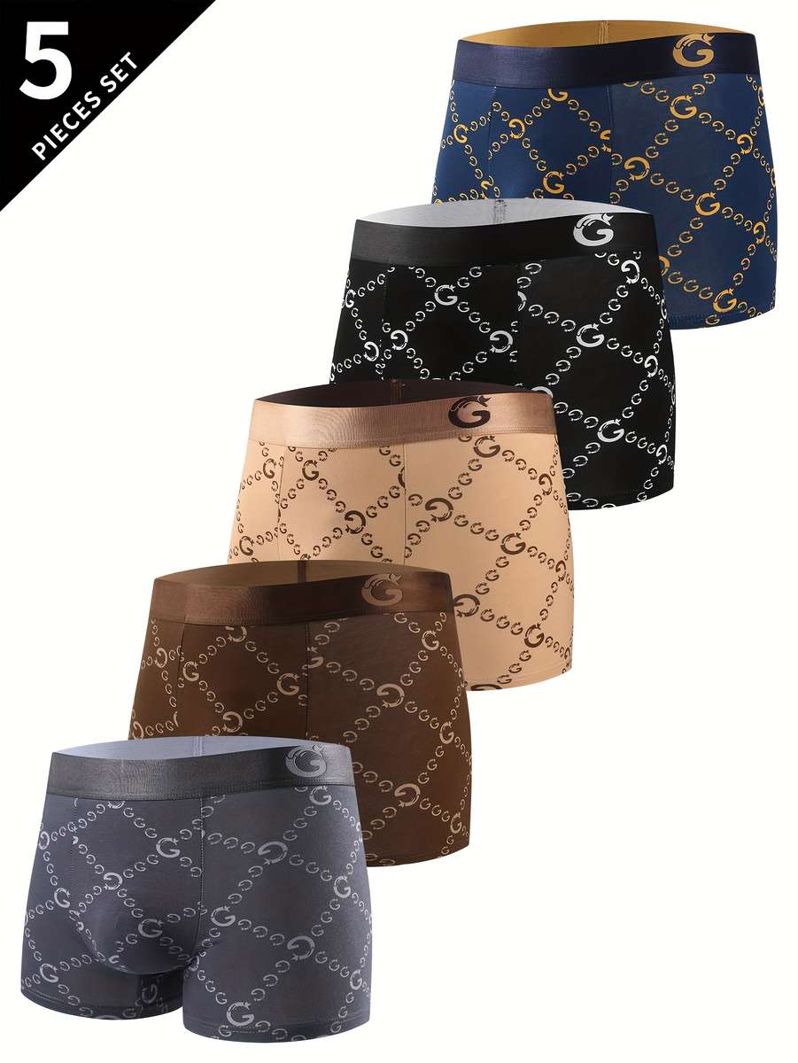 Mens Underwear Color Mixed Colors  5 Pack Sizes