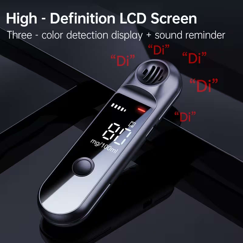 Personal Alcohol Analyzer with LCD Digital Display