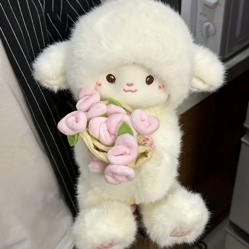 1 Cute Sheep Wool Plush Toy