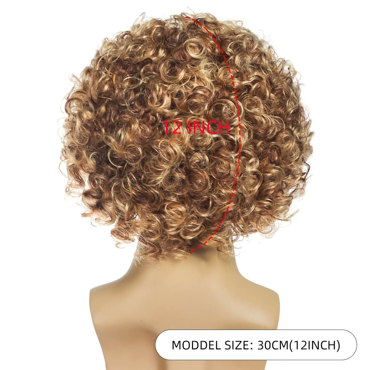 Upgraded Golden Yellow 30.48Cm Fashion Design Wig