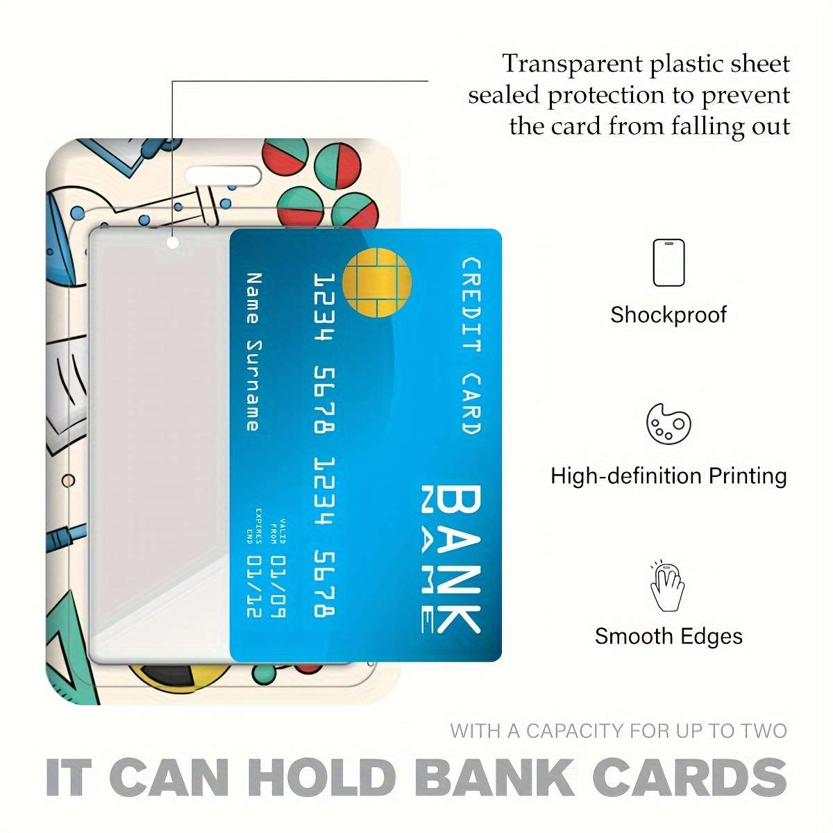 1pc A Card Holder for Science And Chemistry Study Series Suitable for Doctors And Nurses Also for