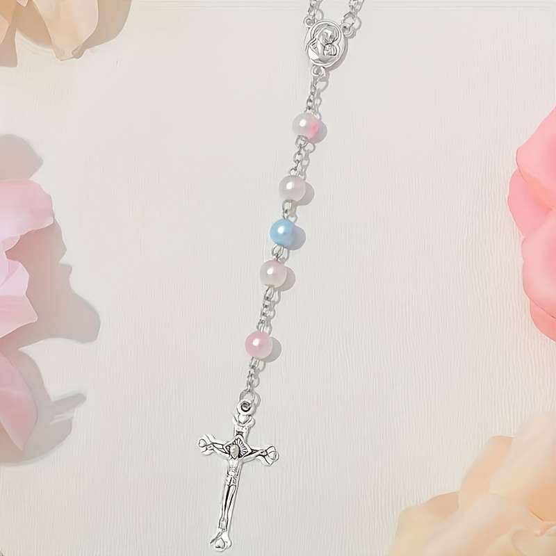 1 Piece Polychrome Jesus Theme Pendant