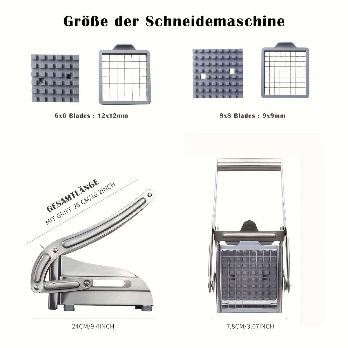 Stainless Steel Patato Cutter