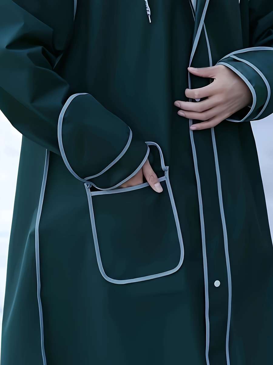 Raincoat Dark Green Size L
