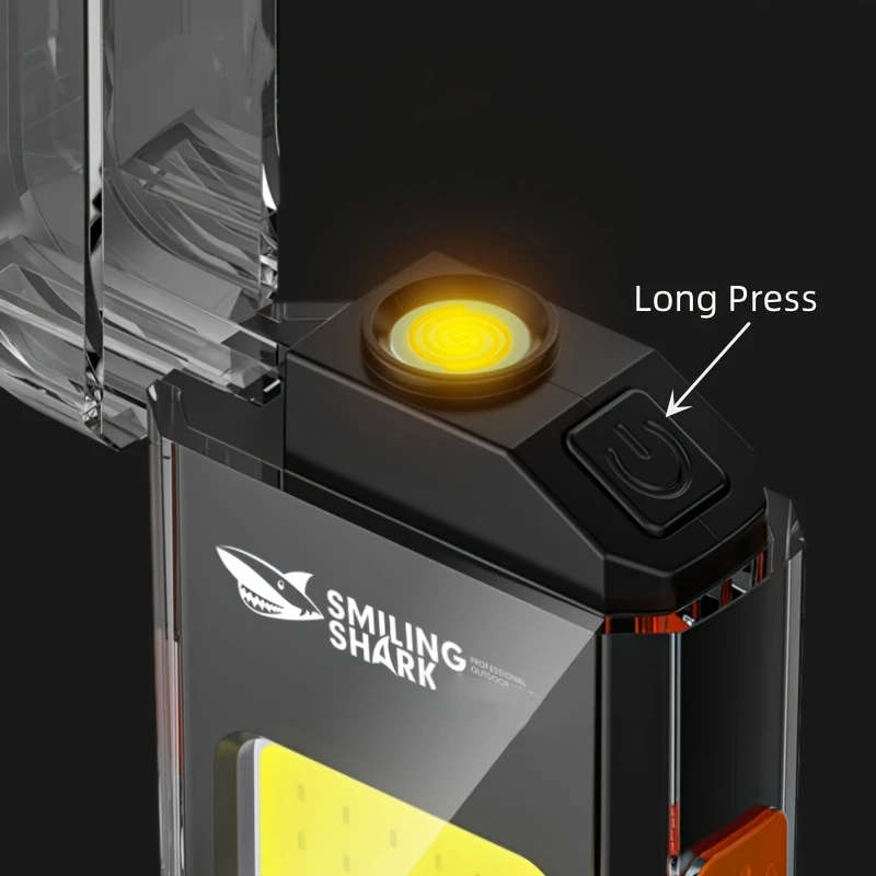 1pc Rechargeable LED Flashlight Windproof Lighter Combo USB Type-C 350-500 Lumens Portable Mini Work