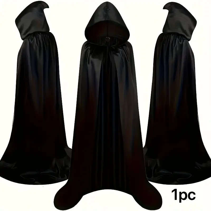 Unisex Halloween Hooded Cloak For Adults