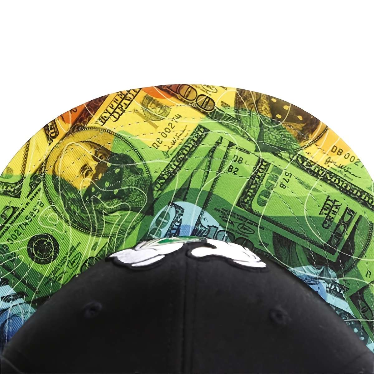 Lightweight Stretch Fit Flat Brim Baseball Cap 100% Polyester Adjustable Snapback Closure B