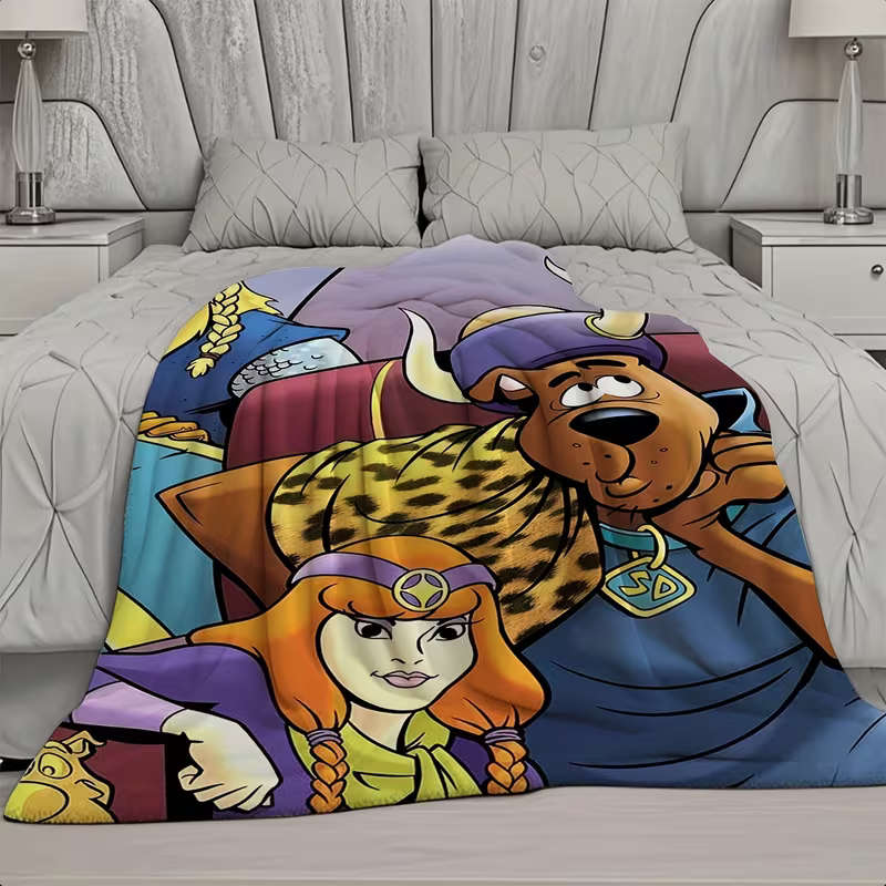 1 Scooby-Doo Plush Blanket 125*150CM