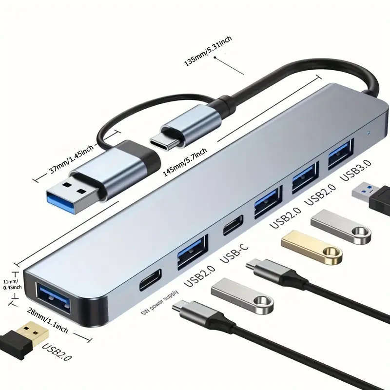 7-in-1 Hi-Speed USB 3.0 Data Transfer Adapter