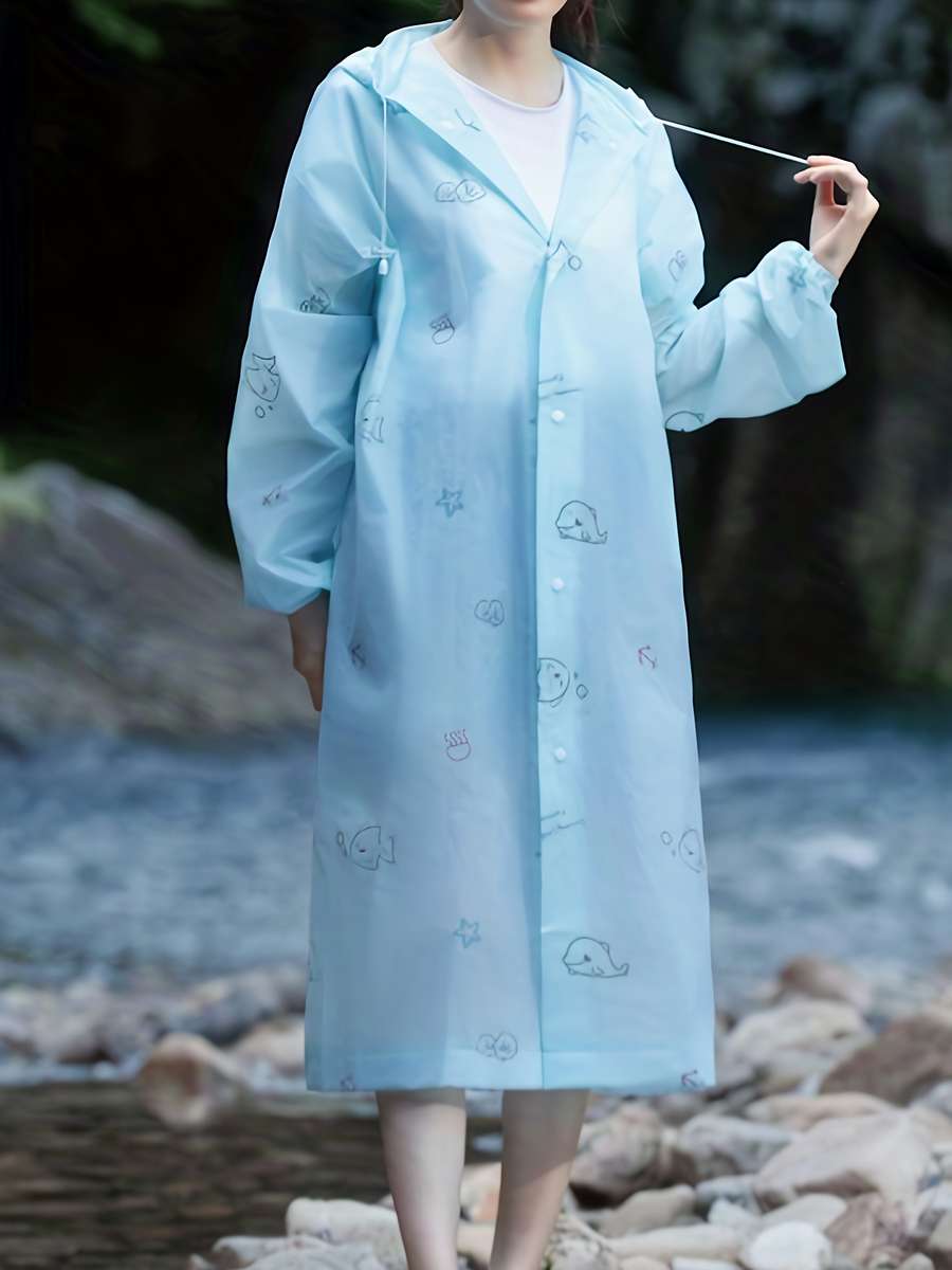 Raincoat Lake Blue Size Onesize