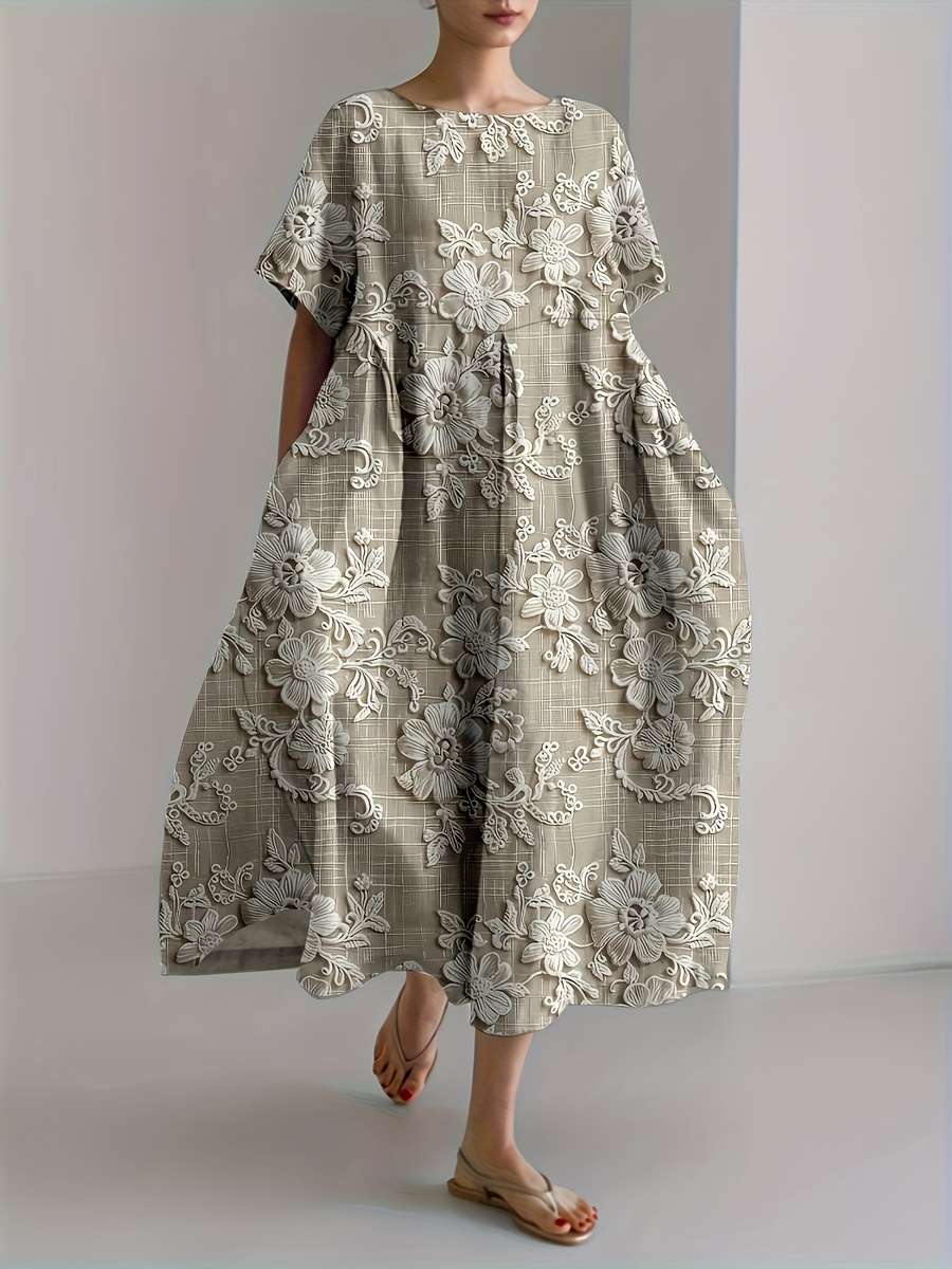 Women S Dress Color Khaki Size 5Xl