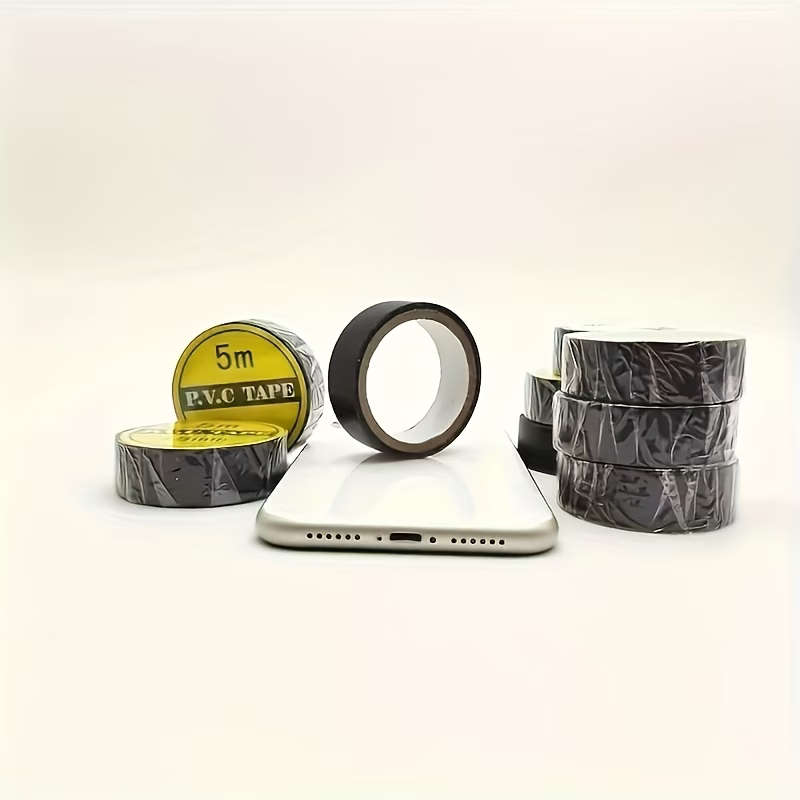 10 Rolls Of Black Electrical Tape