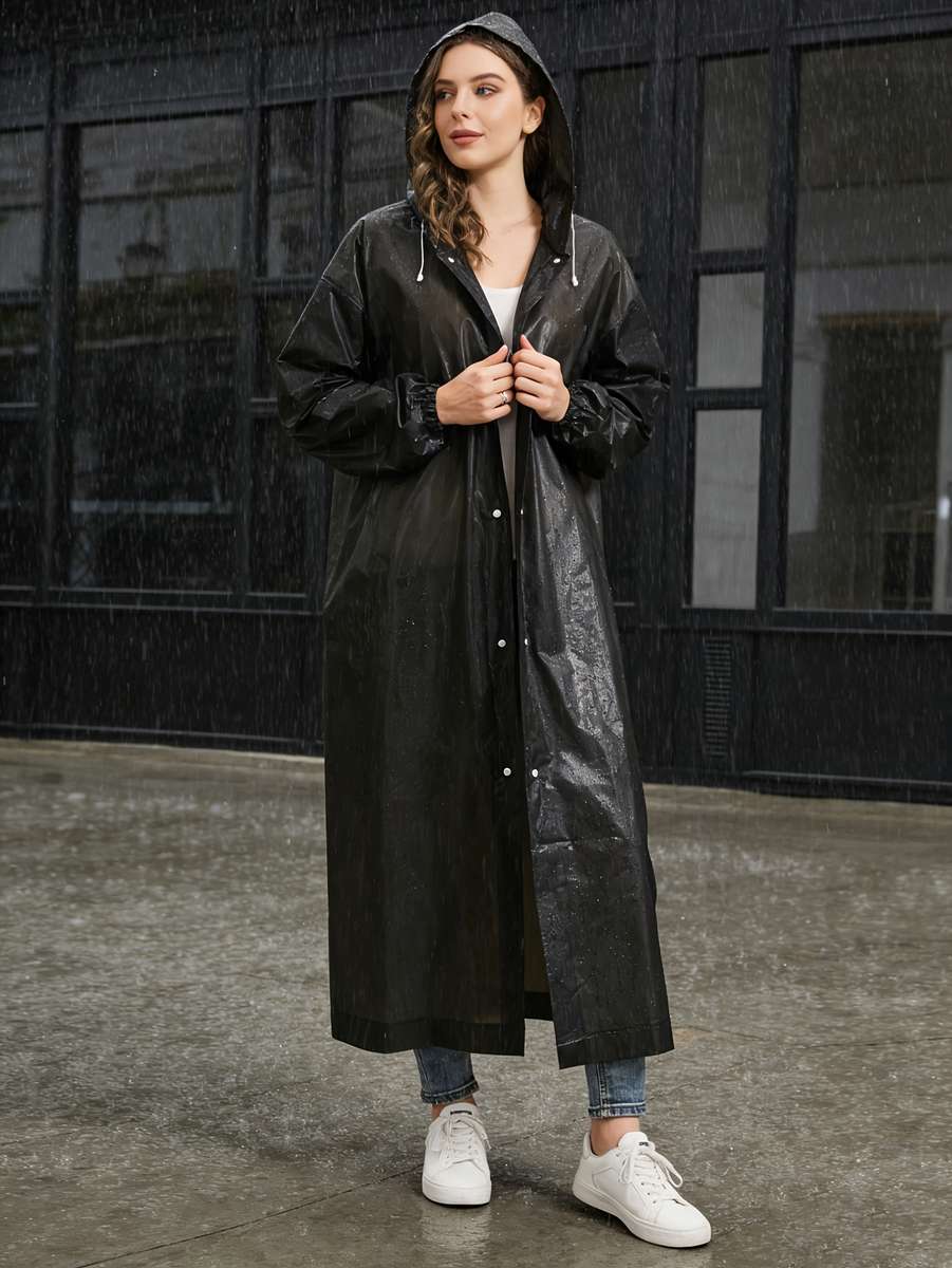 Raincoat Black Size Asian Onesize