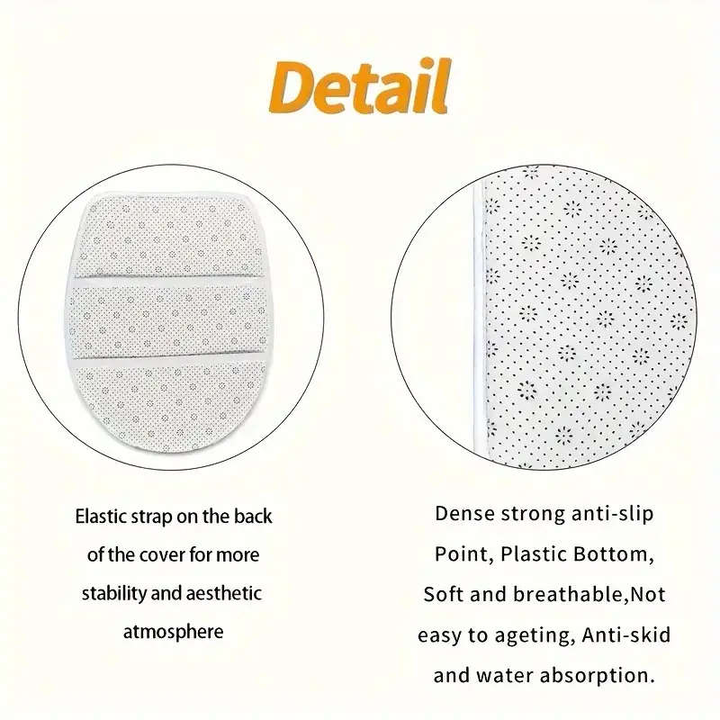 Bathroom Anti-Slip Mat Three Piece Set