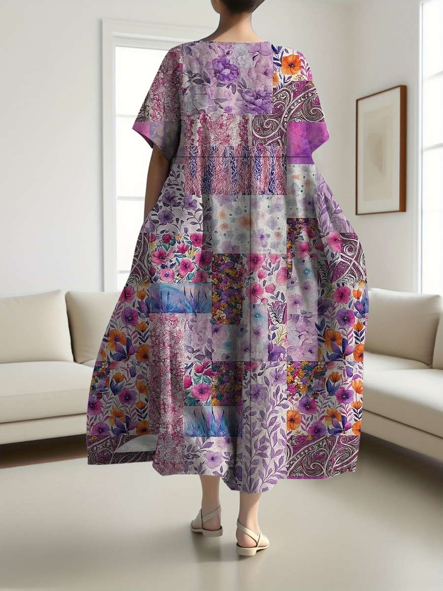 Women S Dress Color Mixed Colors Size 5Xl