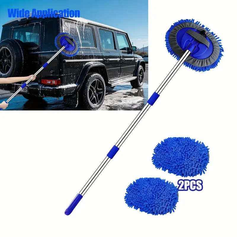 Microfiber Car Wash Brush with Extendable Handle