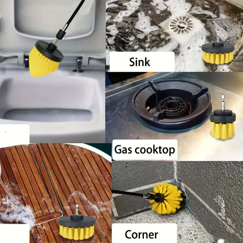 45-Piece Drill Brush Attachment Set