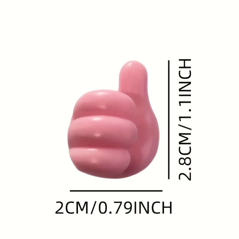 5 Thumb-Shaped Storage Clips