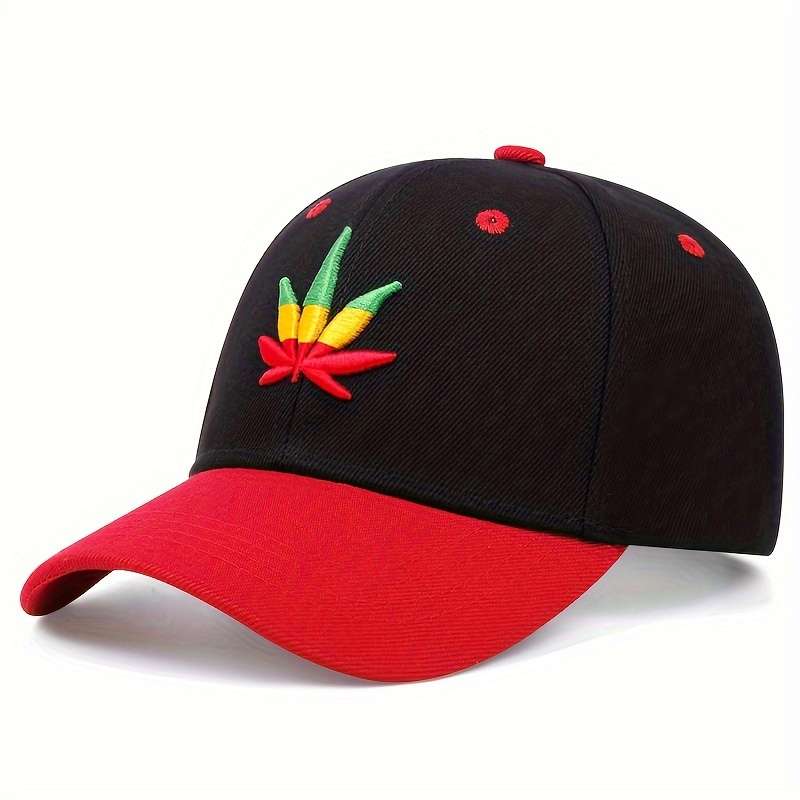 Unisex Retro Baseball Cap With Colorful Pattern Trendy Versatile Adjustable Peaked Hat Id