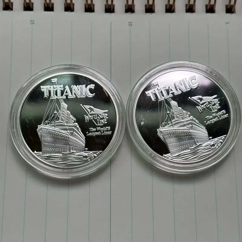 The Titanic Coin with Capsule 40MM Wide