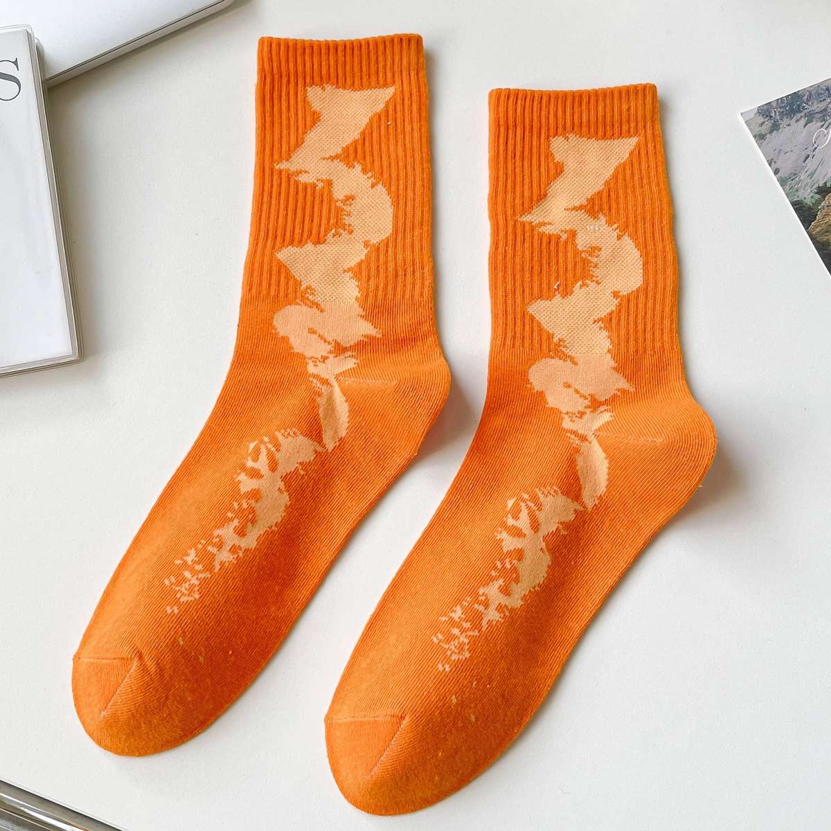 1 Pair Blue  Socks